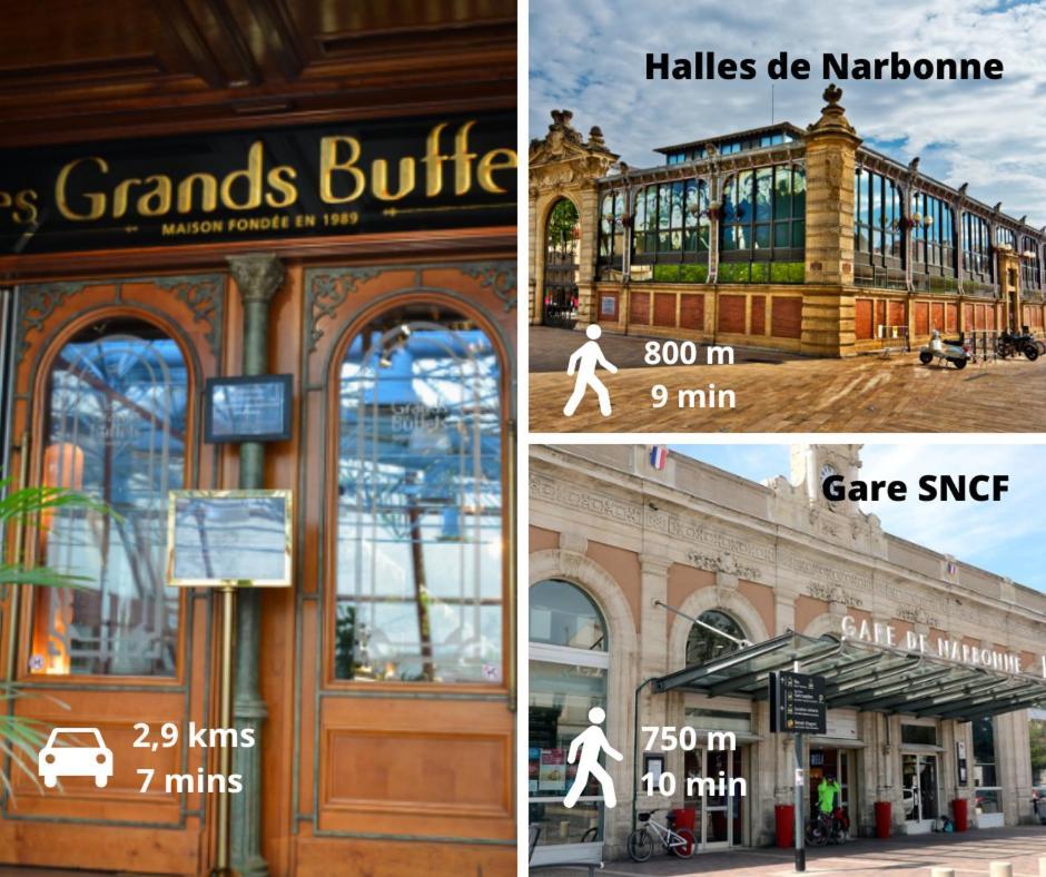 Charmant Studio Rue Droite Narbonne Ngoại thất bức ảnh